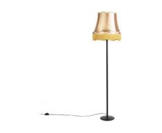 QAZQA simplo - Lampadaire avec abat-jour Classique/Antique - 1 lumière - H 1715 mm - Doré/Laiton