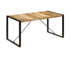 Table de salle à manger 160x80x75 cm Bois de manguier massif2594-A
