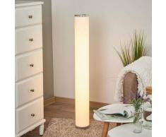 LED Lampadaire 'Ecris' pour salon & salle à manger - blanc, chromé