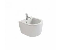 Bidet suspendu ceramica Globo FORTY3 - 43 x 36 cm FOS12 | Noir brillant - Globo NE