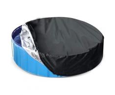 Bâche de protection pour piscine tubulaire, Bache piscine ronde imperméable, Résistante à la