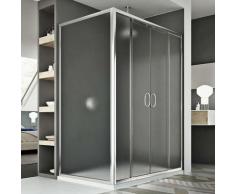 Cabine Douche 90x120 CM H185 granité C modèle Replay Duo 2 Portillons