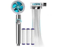 Douchette, Pommeau de Douche Anti Calcaire Economie Deau, Pommeau de Douche Helice Haute Pression