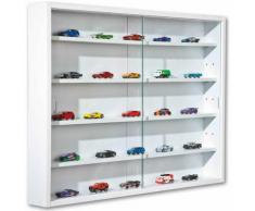 Paris Prix - Vitrine Murale Miniatures collection 80cm Blanc