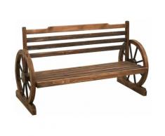Banc de jardin 112 cm Bois de sapin massif6961-A