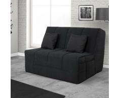 Banquette Slyde 140 HOUSTON coton noir - matelas Simmons