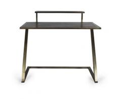 Bureau industriel style pupitre métal doré - Cuivre