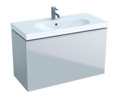 Acanto Meuble sous-lavabo Compact 500616, 890x535x416mm, Couleur (avant/corps): Verre Sable / Sable
