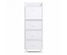 SCRIBO | Commode meuble de rangement style scandinave | 43,6x117x40 cm | Rangements pratiques |