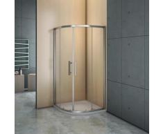 Cabine de douche semi-circulaire 90x90x187cm modèle de Quebine