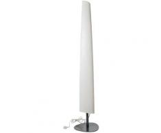 Lampadaire lumineux design fin filaire pour extérieur éclairage puissant LED blanc BAY H160cm