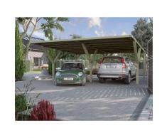 Carport en Y 612 double, sans toit