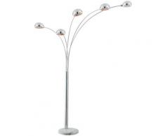 Lampadaire design LED 15 watts lampe chrome lobby éclairage interrupteur à pied en marbre