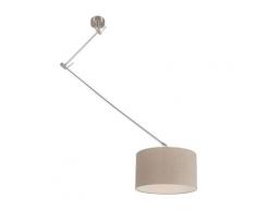 blitz - Suspension réglable Moderne - 1 lumière - L 1000 mm - Taupe - Moderne - Éclairage intérieur