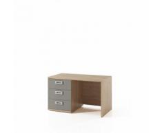 Bureau enfant contemporain chêne/gris Julien