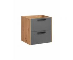 MADERA GRIS 820 U armoire 2S / Armoire u 2Dr 60CM CU-COC-834012 FSC Mix 100%