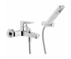Mitigeur baignoire avec complet douche Nobili acquaviva VV103110 | Noir mat