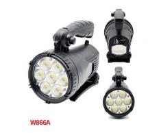 Projecteur à lumière puissante, lampe portable d'extérieur à led, lampe de poche longue portée