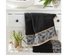 Serviette de toilette 50 x 90 cm Orbelles noir