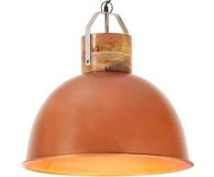 Lampe suspendue industrielle Cuivre Rond 51 cm E27 Manguier