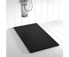 Receveur de douche Résine PLES Noir (grille colorée) - 210x100 cm