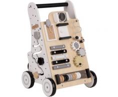 Trotteur Avec Un Tableau D'activité, Bois Chariot De Marche Pour Bébé Multifonctionnel WK-001,
