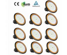 Anten 10×UFO Projecteur LED 150W Industriel Phare de Travail de Super Luminosité 22000LM Spot High
