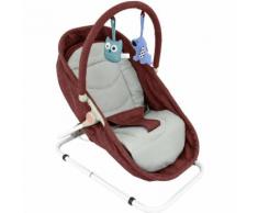 Luxury Bouncer Transat évolutif en berceau bébé jusqu'à 9kg Rouge