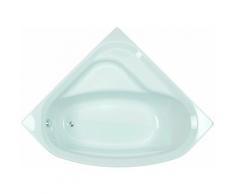 Allibert - Baignoire d'angle gauche 120x120 cm 40-110 L Blanc - JACANA ANGLE