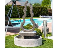 Fontaine jardin flamme 160 cm