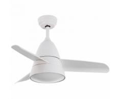 Ventilateur de Plafond LED Smart WiFi Industriel Blanc CCT Sélectionnable 55W Sélectionnable