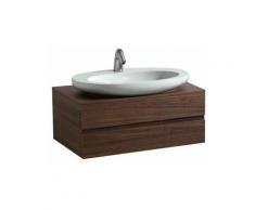 Laufen IL BAGNO ALESSI Un meuble sous-lavabo, trou central, 332x800x500, pour lavabo 818972,