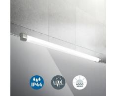 Applique murale LED salle de bain chrome 10W éclairage salle d'eau IP44 luminaire maquillage