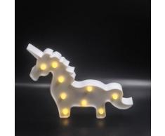 Mignon Led Neon Lampe Salon Chambre Bureau Decoratif Lumiere, Licorne - Licorne