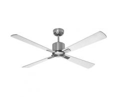 Ventilateur de Plafond Eco Neo II 132 Chromé Blanc Gris clair - CASAFAN -