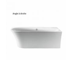 Baignoire design ovale ELIZABETH blanche 170 cm