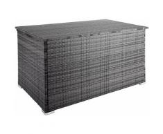 Helloshop26 - Coffre de jardin mobilier 145 cm gris - Gris