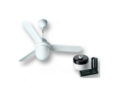 vortice kit ventilateur plafond nordik design is/l 160/60 blanc 61401 ev61401b