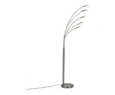 sixties - LED Dimmable Lampadaire Design variateur inclus - 5 lumière - H 1800 mm - Acier - Design