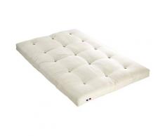 Matelas Futon Ecru Latex Couleur - Écru, Dimensions - 140 x 190 cm