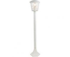 Lampe d'extérieur en aluminium blanc, lampe de sol OMERO