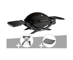 Barbecue à gaz Weber Q 2200 + Chariot + Plancha