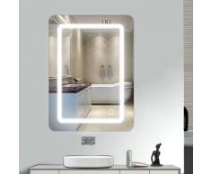 Skecten Miroir lumineux LED de salle de bain 9 W dimension 50 x 4 x 70 cm