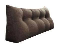 Vercart - Coussin de Lecture, Oreiller Traversin Soutien Dorsal, Triangulaire Coussin à Coins, Gros