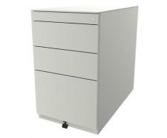 Bisley Caisson fixe Note™, avec 2 tiroirs universels, 1 tiroir pour dossiers suspendus, avec haut,