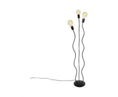 wimme - Lampadaire Design - 3 lumière - H 140 cm - Noir - Design - Éclairage intérieur - Salon |