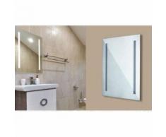 Miroir À Led Pour Salle De Bain Antibuée 38W Lumière Froide 6400K Fer Vt-8800 40471