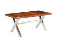 Table de salle a manger Bois et finition en Sesham 180x90x76 cm