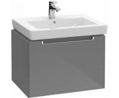 Villeroy et Boch Meuble-lavabo Subway 2.0 A688, Coloris: Bois blanc, manche : argent mat - A68800E8