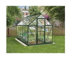 Serre de jardin HARMONY 6x10 vert - 5.7m²
